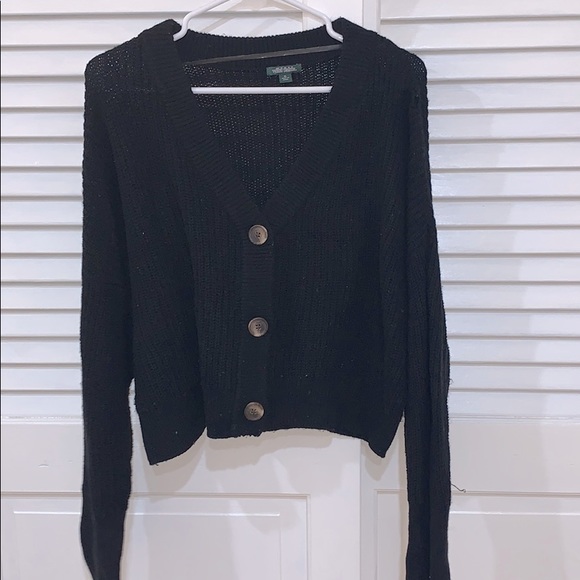 wild fable Sweaters - Cropped black cardigan